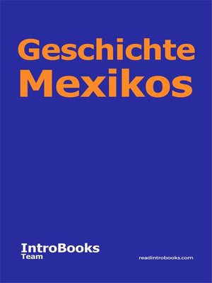cover image of Geschichte Mexikos